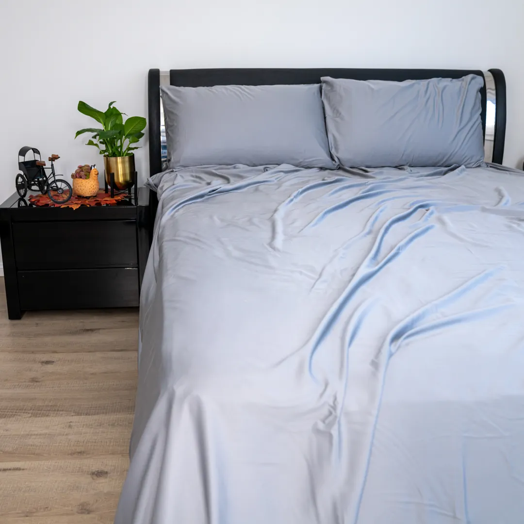 100% Lyocell King Bedsheet Set | Luxurious Bedding for Ultimate Comfort