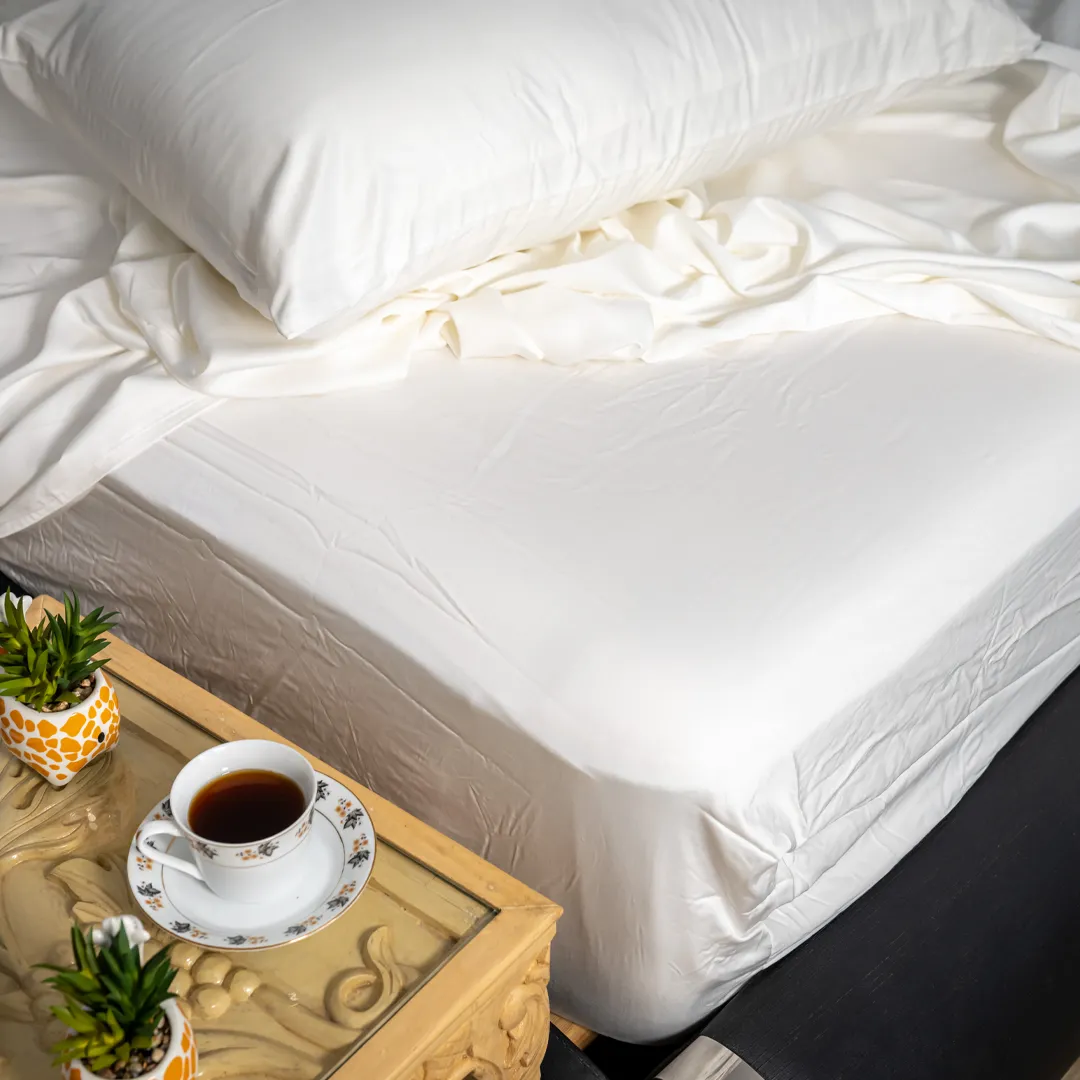 100% Lyocell King Bedsheet Set | Premium Bedding for Extra Comfort