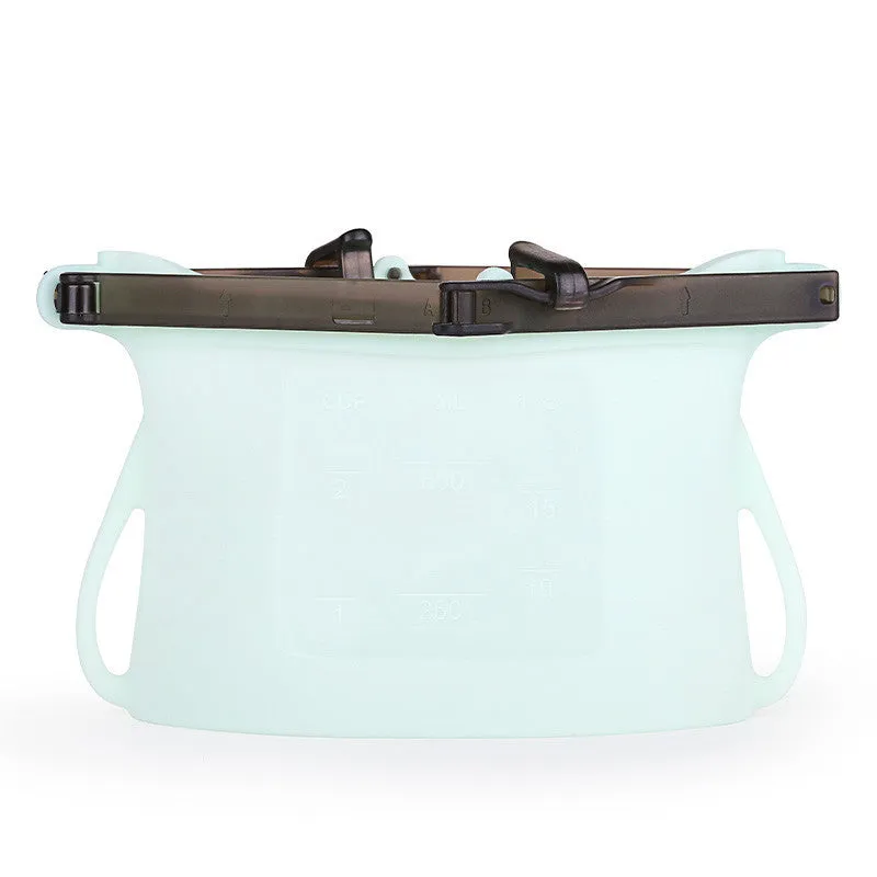 1pc Silicone Storage Bag | 500ml - 2000ml Leakproof & Sealed Ziplock Bag for Freezer and Refrigerator