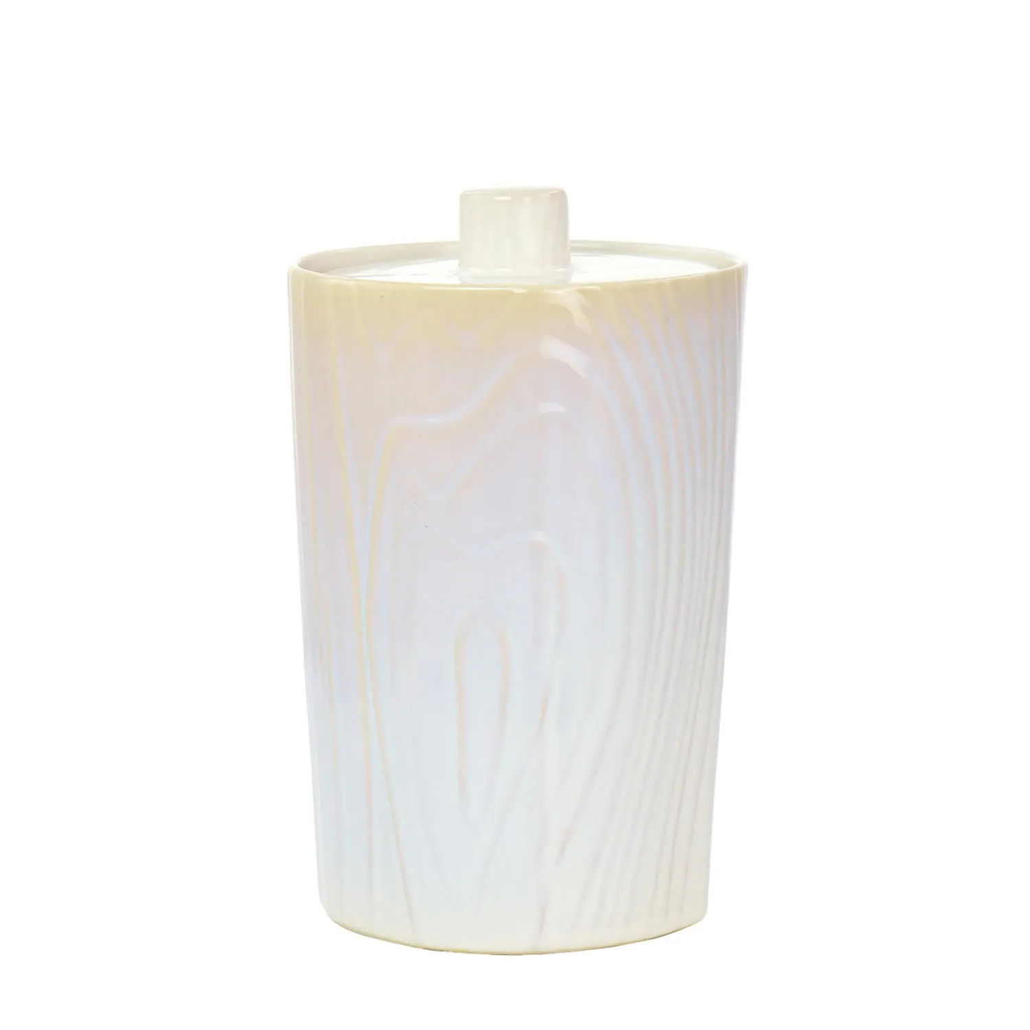 523-8858, MST Faux Bois 5"x 7.65" Canister W/Lid