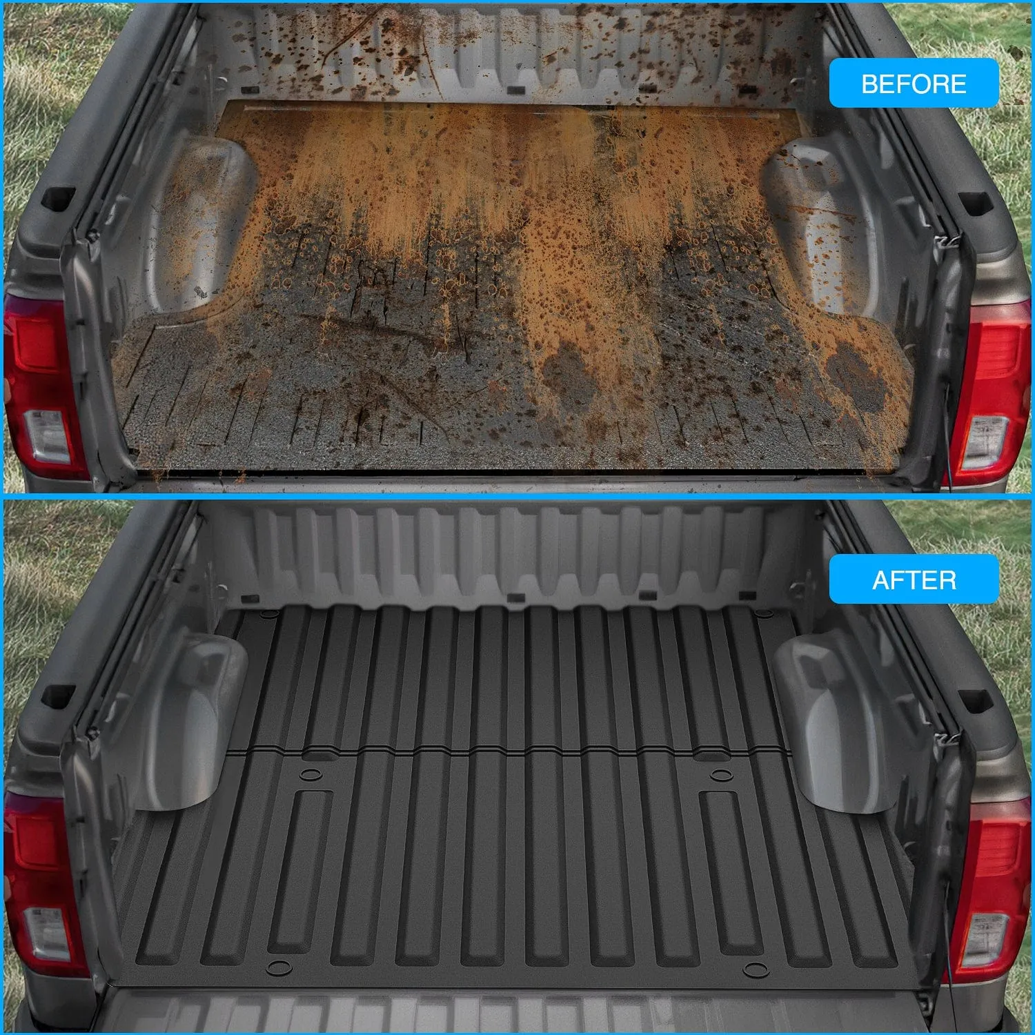 5ft Rubber Short Bed For 2015-2023 Ford F-150