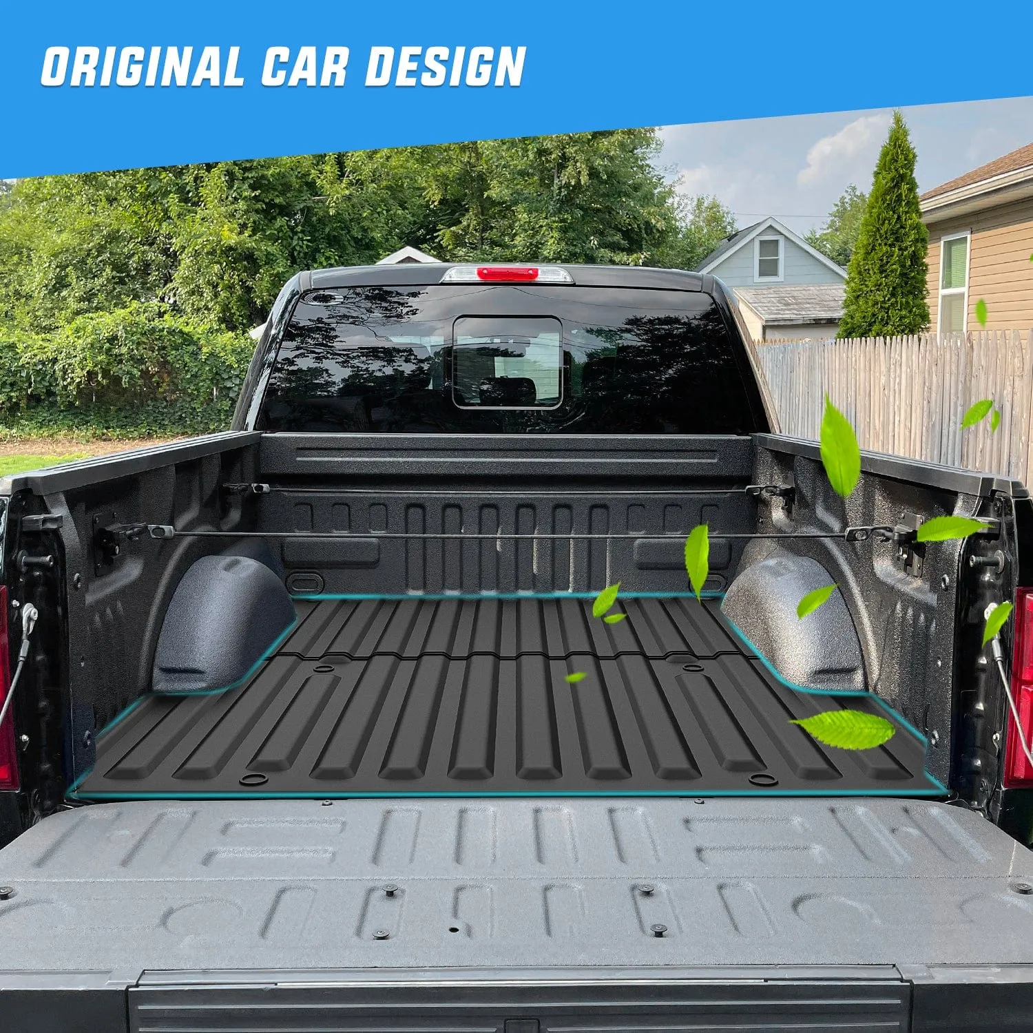 5ft Rubber Short Bed For 2015-2023 Ford F-150