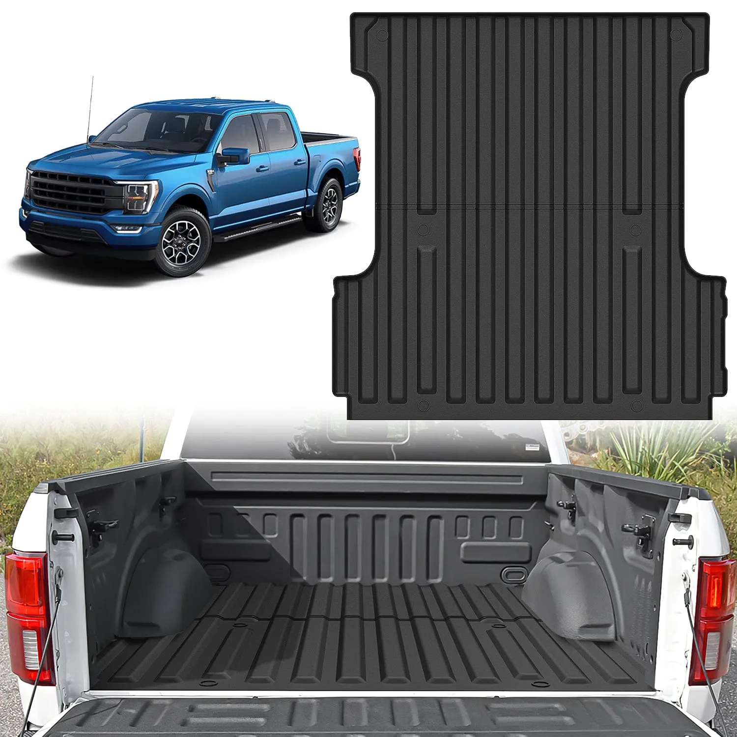 5ft Rubber Short Bed For 2015-2023 Ford F-150