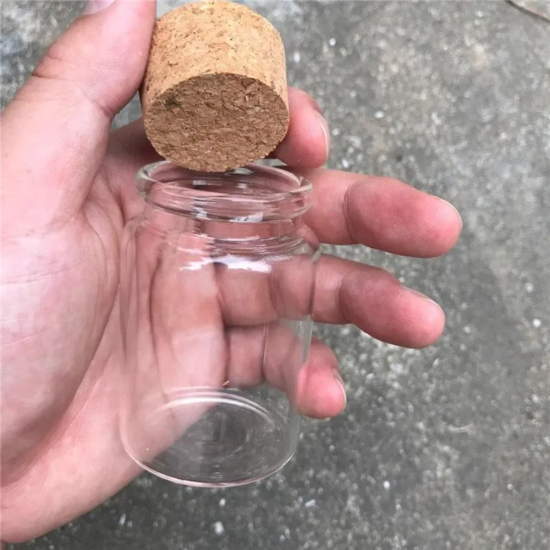 80 ml Glass Spice Jar with Cork Lid