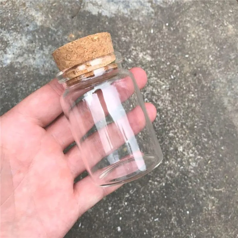 80 ml Glass Spice Jar with Cork Lid