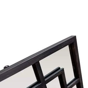 Art Deco Mirror Black