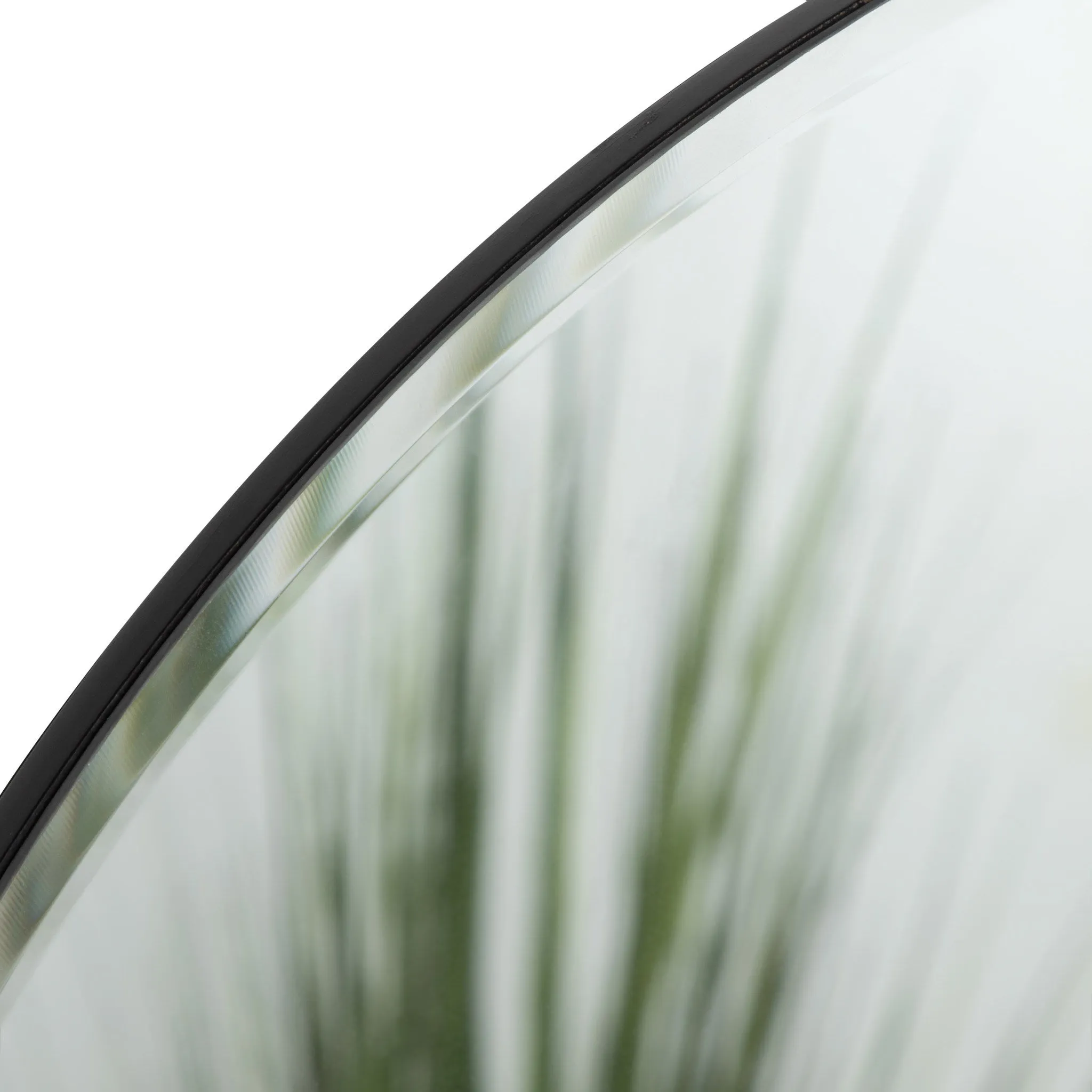 Azalea Round Frameless Mirror