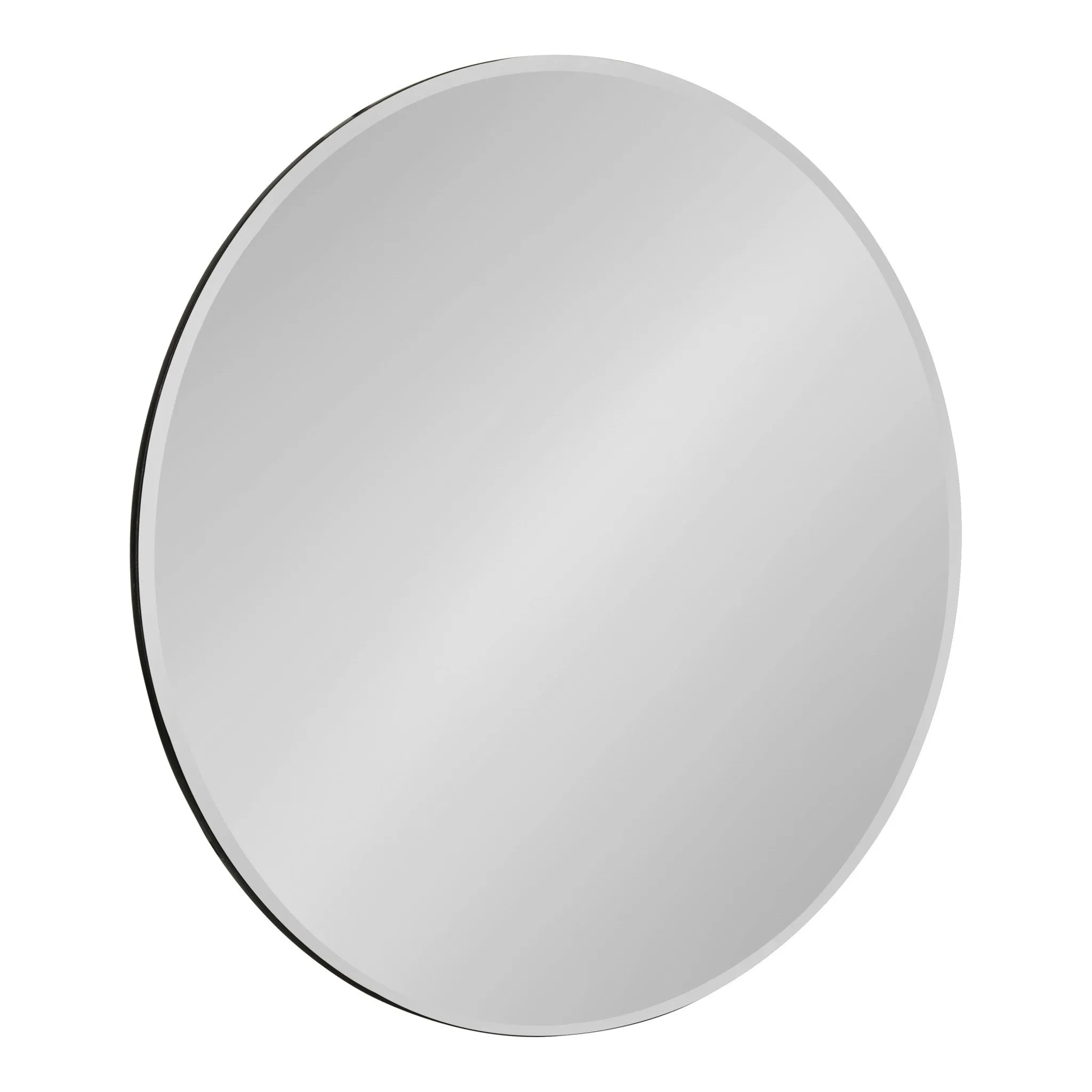 Azalea Round Frameless Mirror