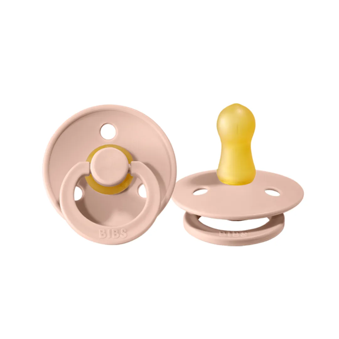 BIBS Dummies/Soothers 2 pack Size 1 - Blush