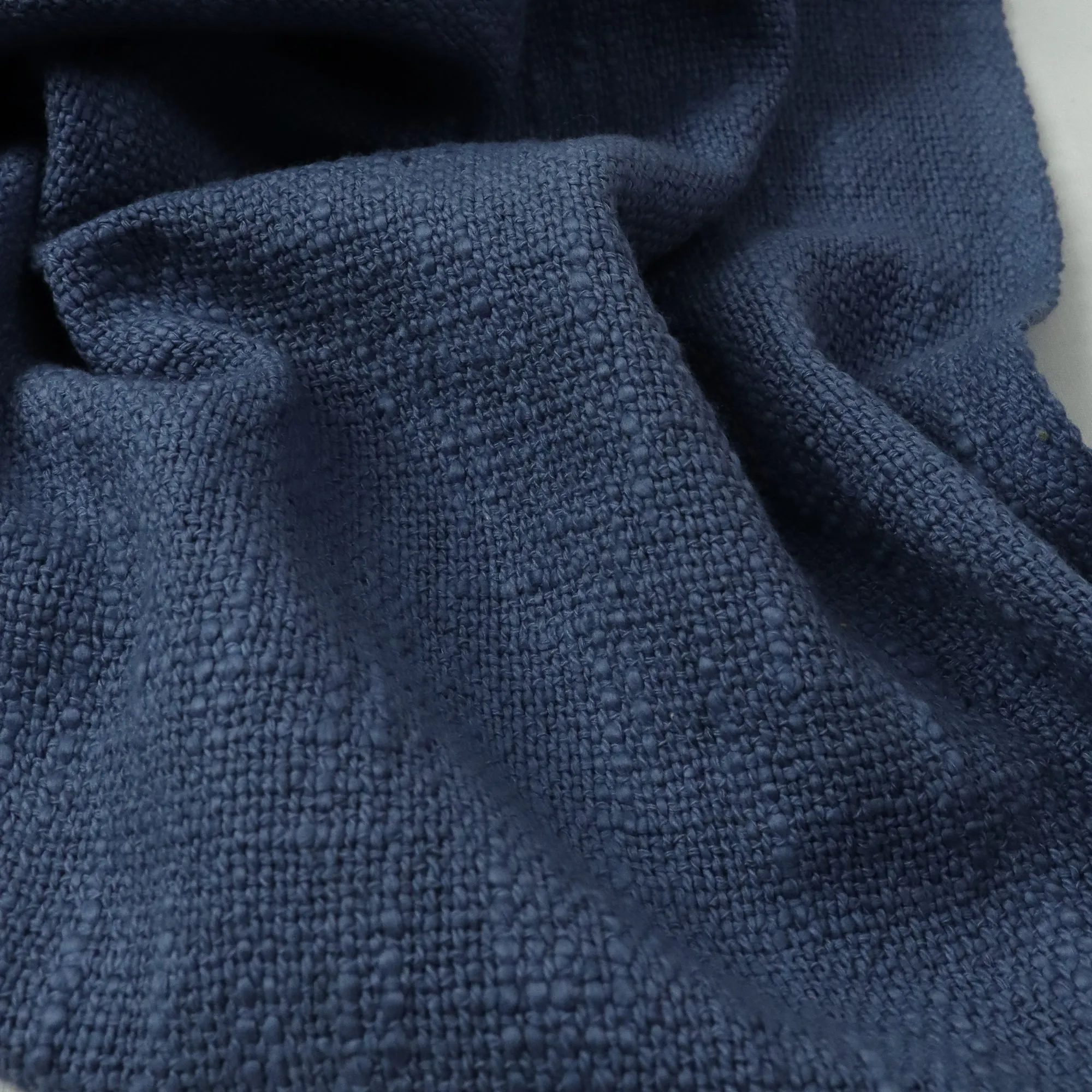 Blue Cotton Solid Blanket Throws For Living Room | Bed | Couch