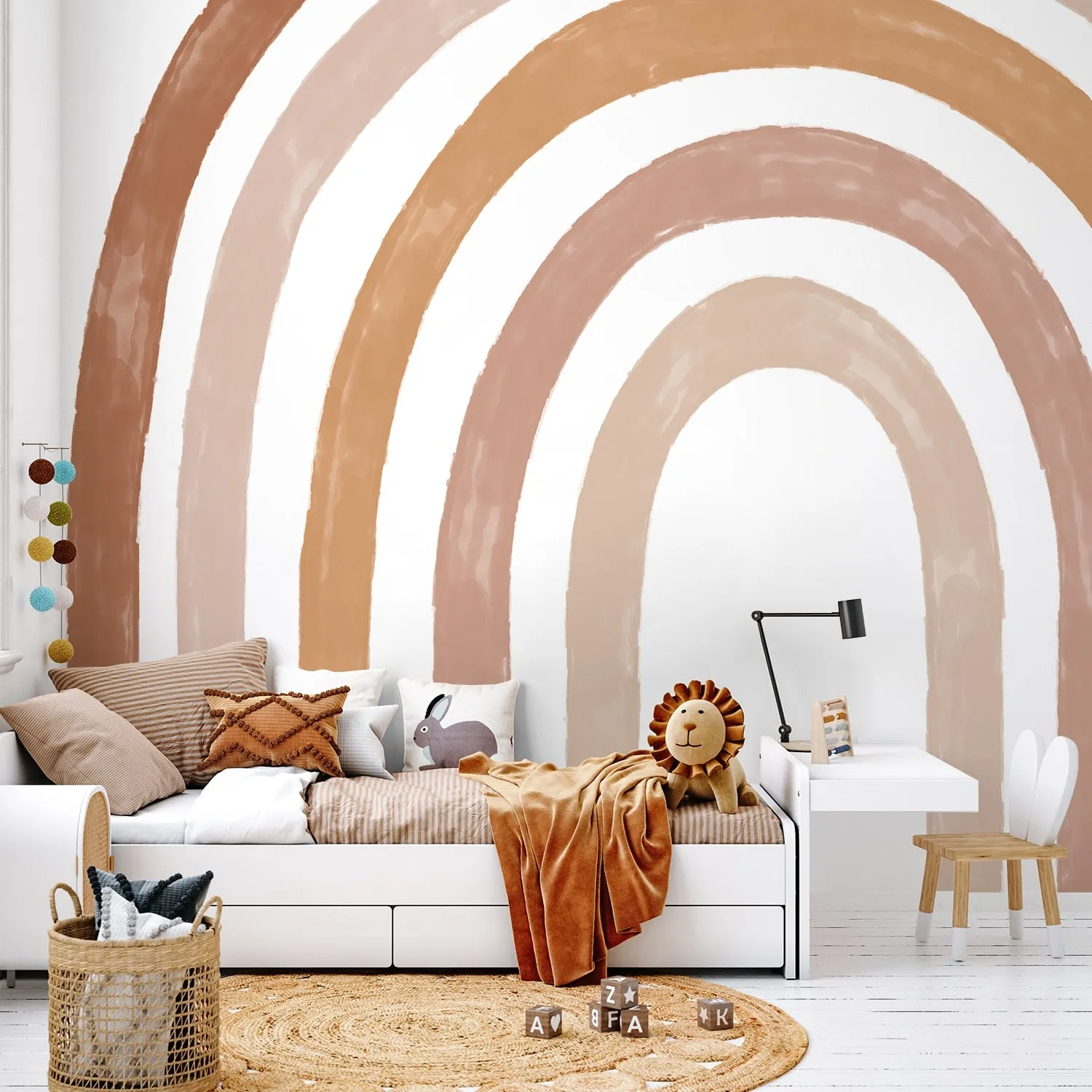 Boho Watercolor Rainbow Wall Sticker