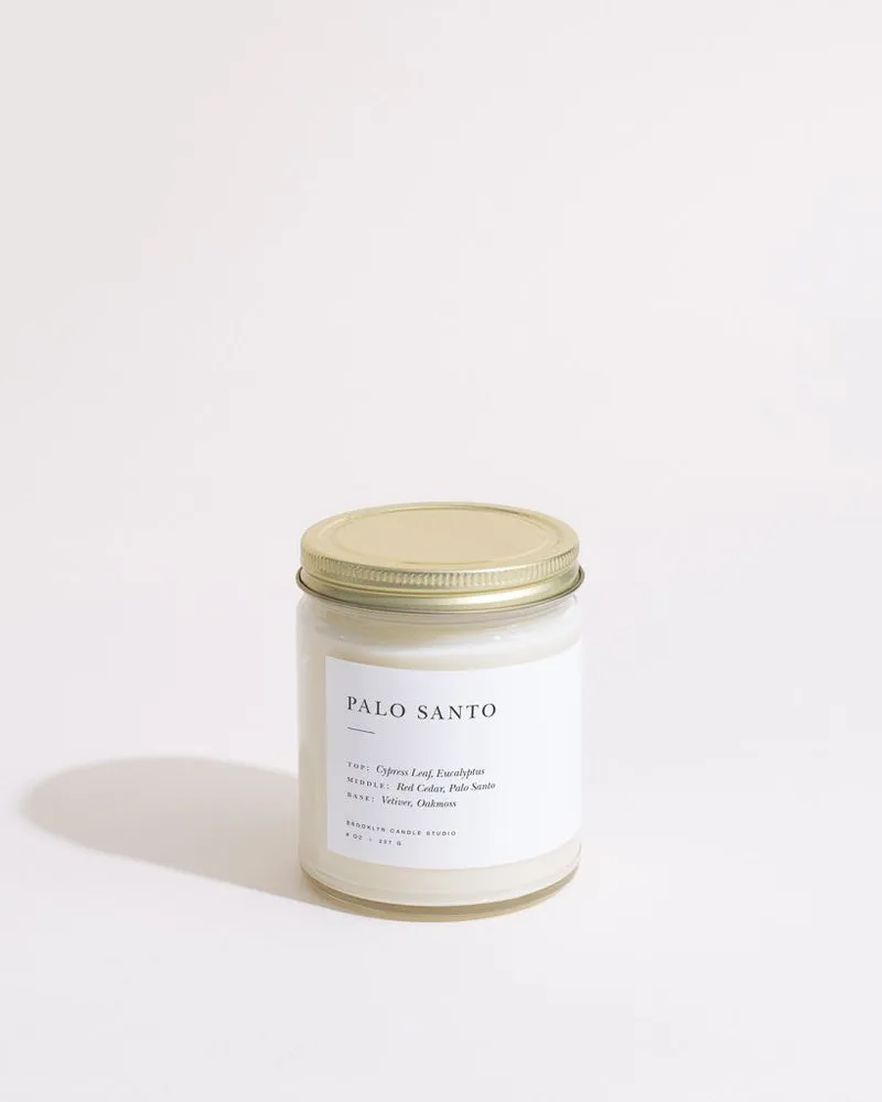 Brooklyn Candle Studio PALO SANTO Minimalist Candle