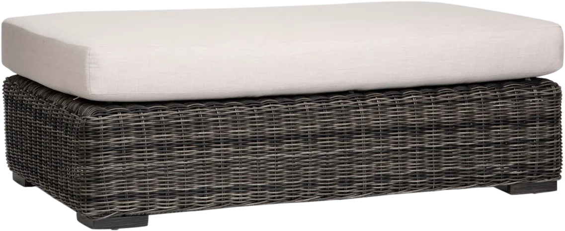County Ottoman - Charcoal Grey