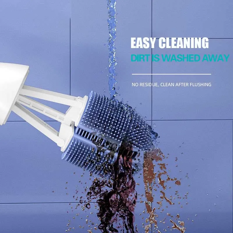 Deep Cleaning Toilet Brush Set  No More Hidden Grime! 