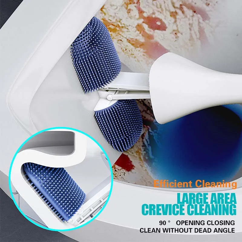 Deep Cleaning Toilet Brush Set  No More Hidden Grime! 