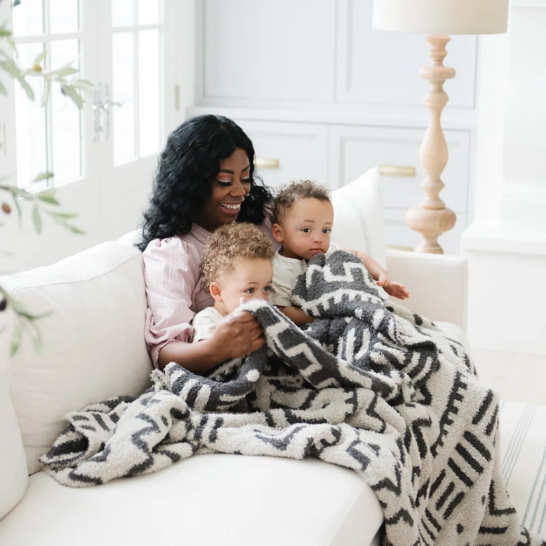 DOUBLE-LAYER BAMBONI THROW BLANKETS