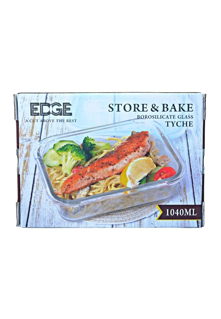 Edge Glass Rectangular Food Keeper