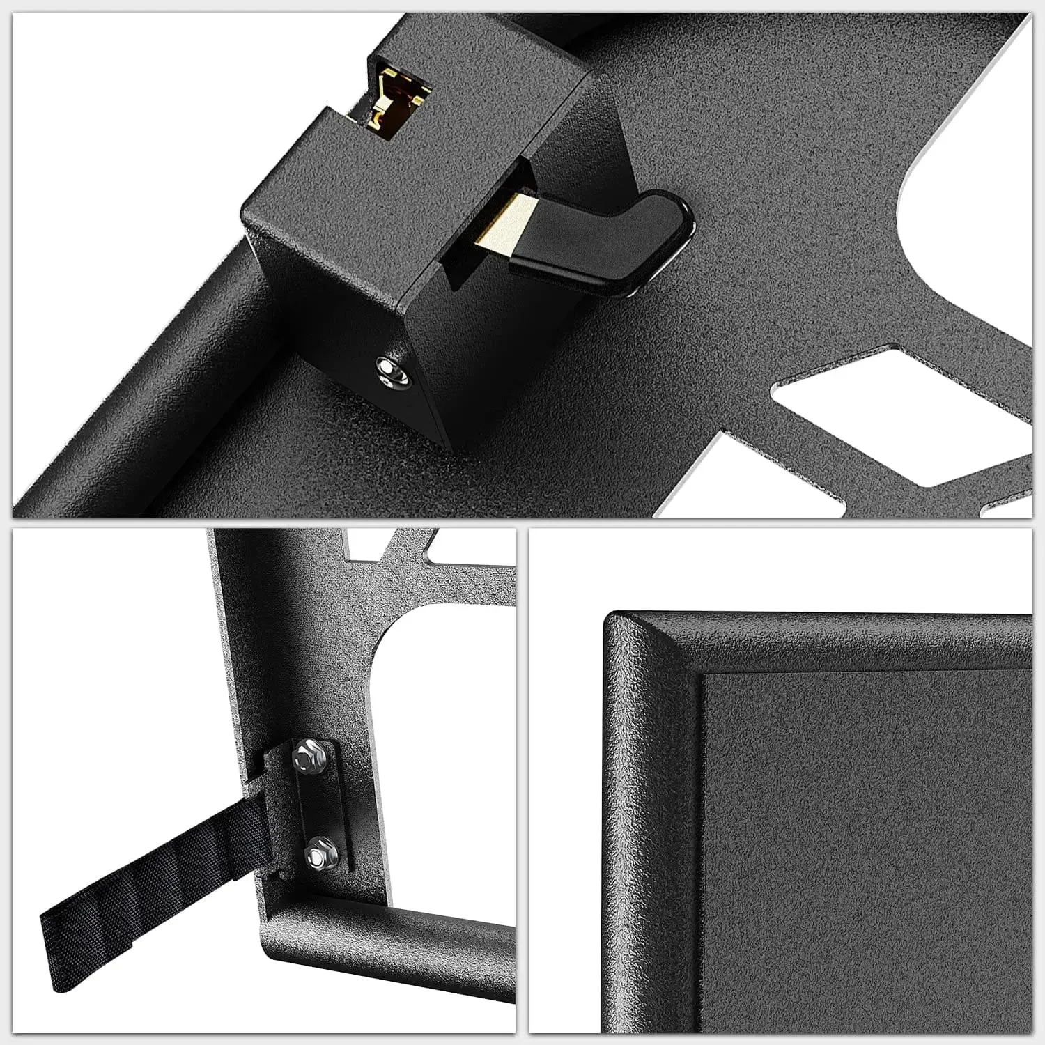 Front Rear Tubular Doors W/Side View Mirrors For 2007-2018 Wrangler JK 2 Door