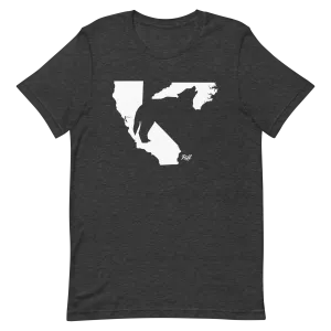 Heads Carolina, Tails California Wolf T-Shirt