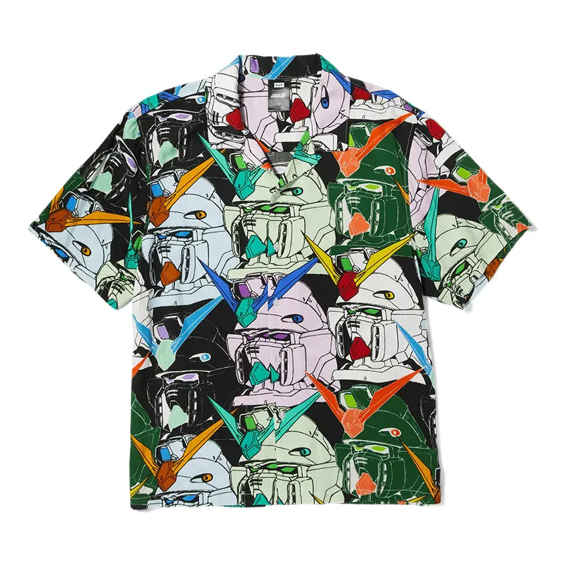 HUF X GUNDAM HEADS S/S RESORT SHIRT