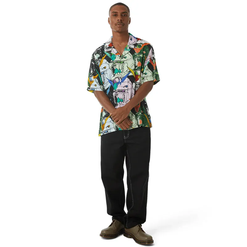 HUF X GUNDAM HEADS S/S RESORT SHIRT