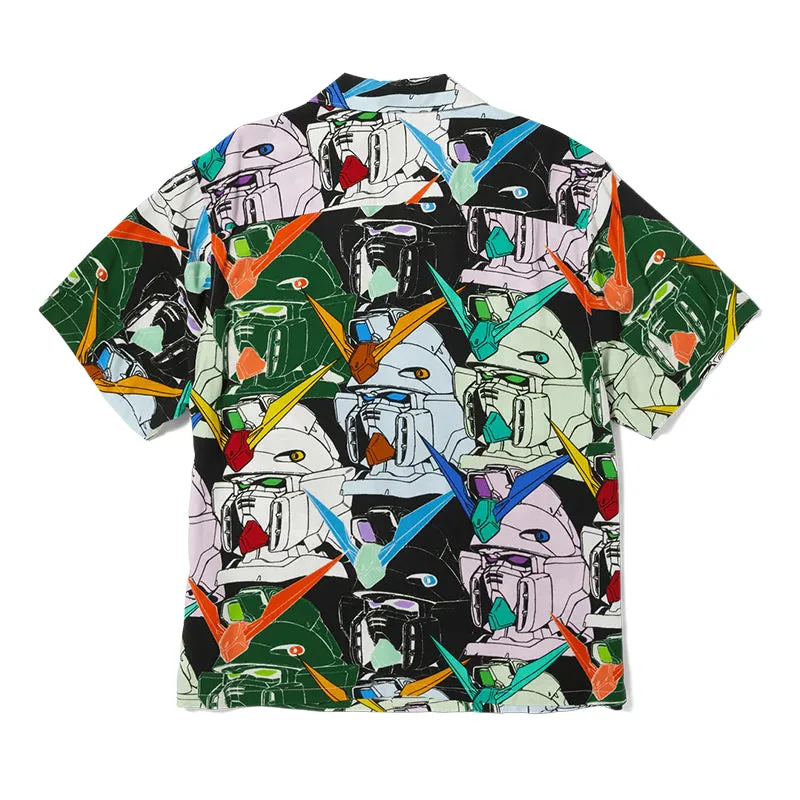 HUF X GUNDAM HEADS S/S RESORT SHIRT