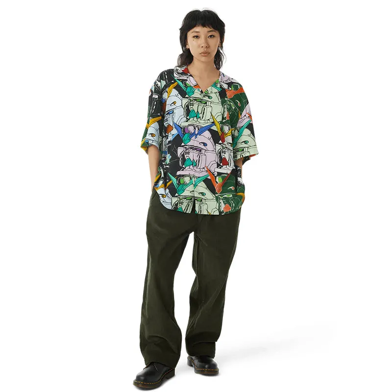 HUF X GUNDAM HEADS S/S RESORT SHIRT