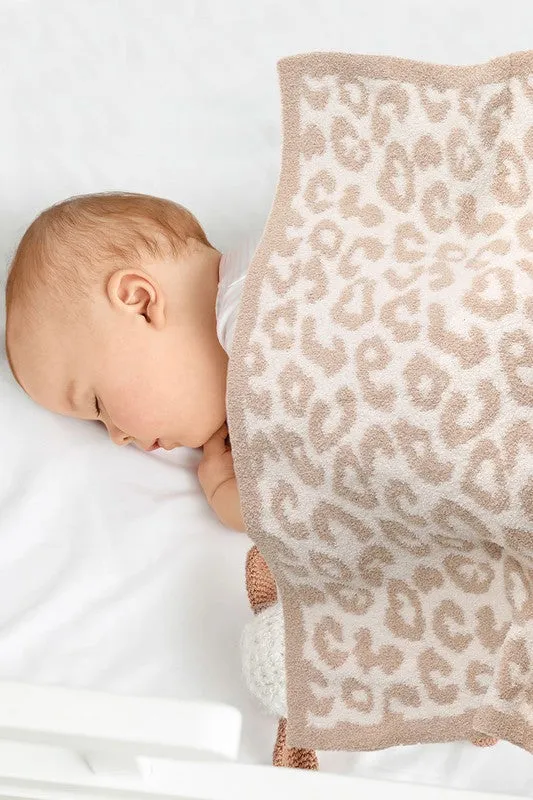 Kids Leopard Throw Blanket