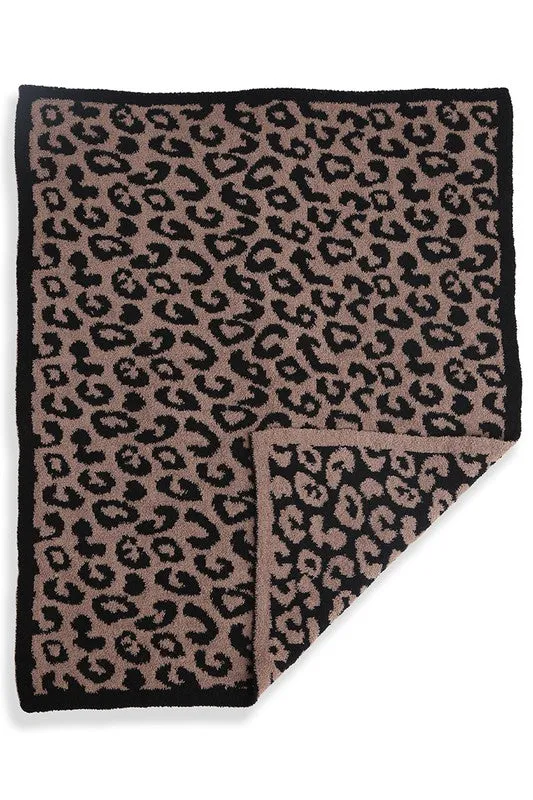 Kids Leopard Throw Blanket