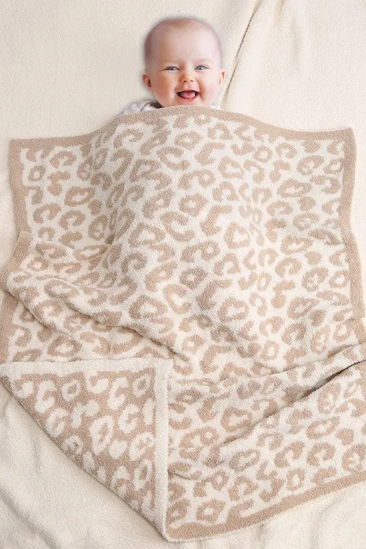Kids Leopard Throw Blanket