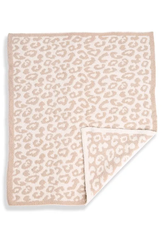 Kids Leopard Throw Blanket