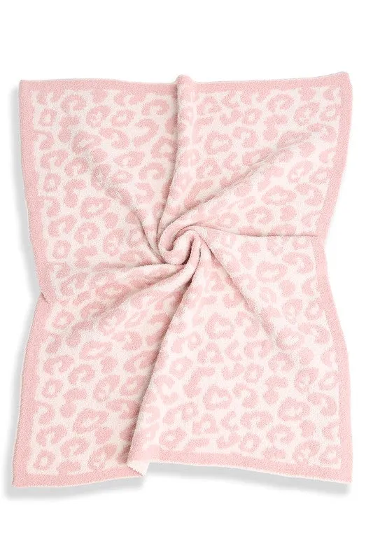 Kids Leopard Throw Blanket