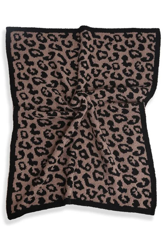 Kids Leopard Throw Blanket