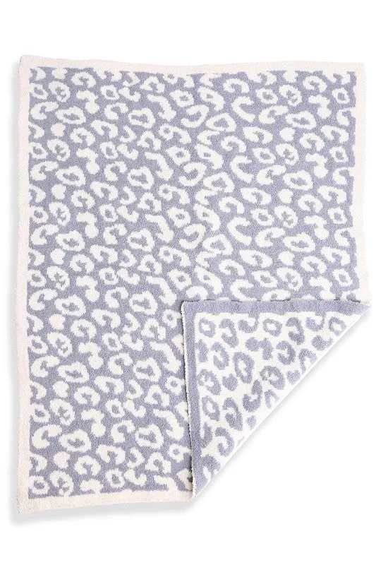 Kids Leopard Throw Blanket