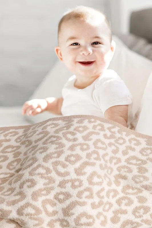 Kids Leopard Throw Blanket