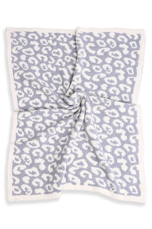 Kids Leopard Throw Blanket