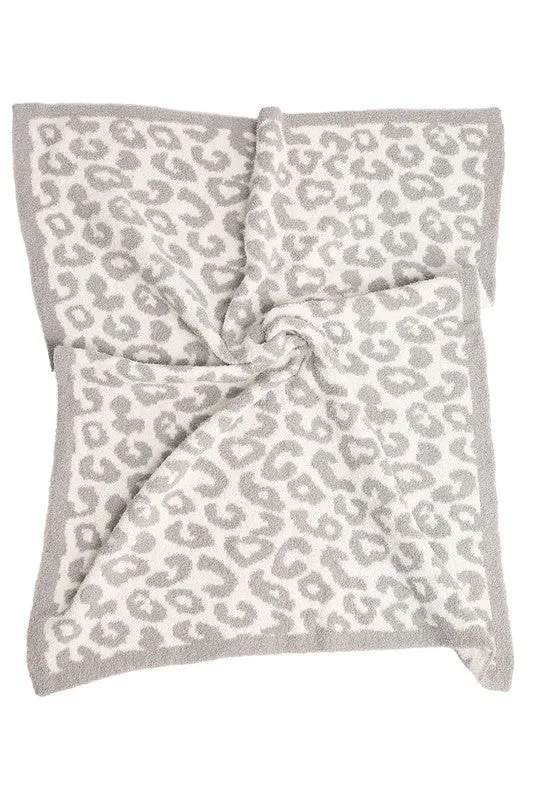 Kids Leopard Throw Blanket