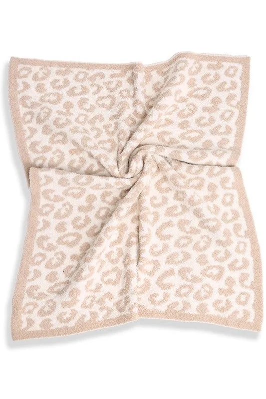 Kids Leopard Throw Blanket
