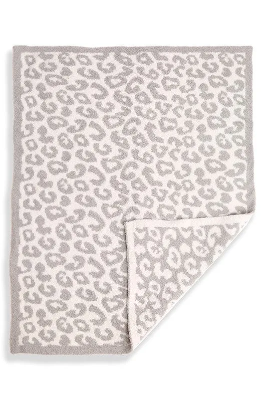 Kids Leopard Throw Blanket