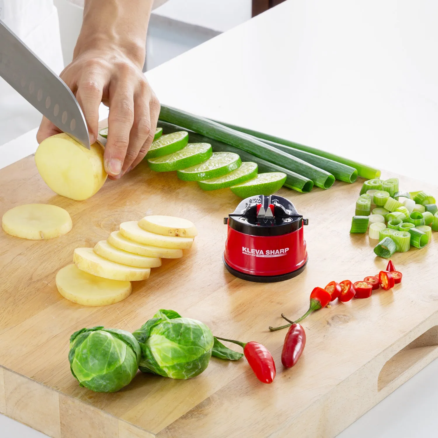 Kleva Sharp® The Original World's Best Knife Sharpener!