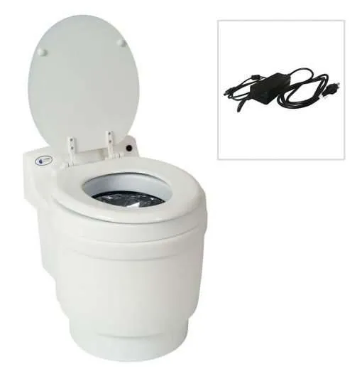 Laveo Portable Toilet with Wall Outlet