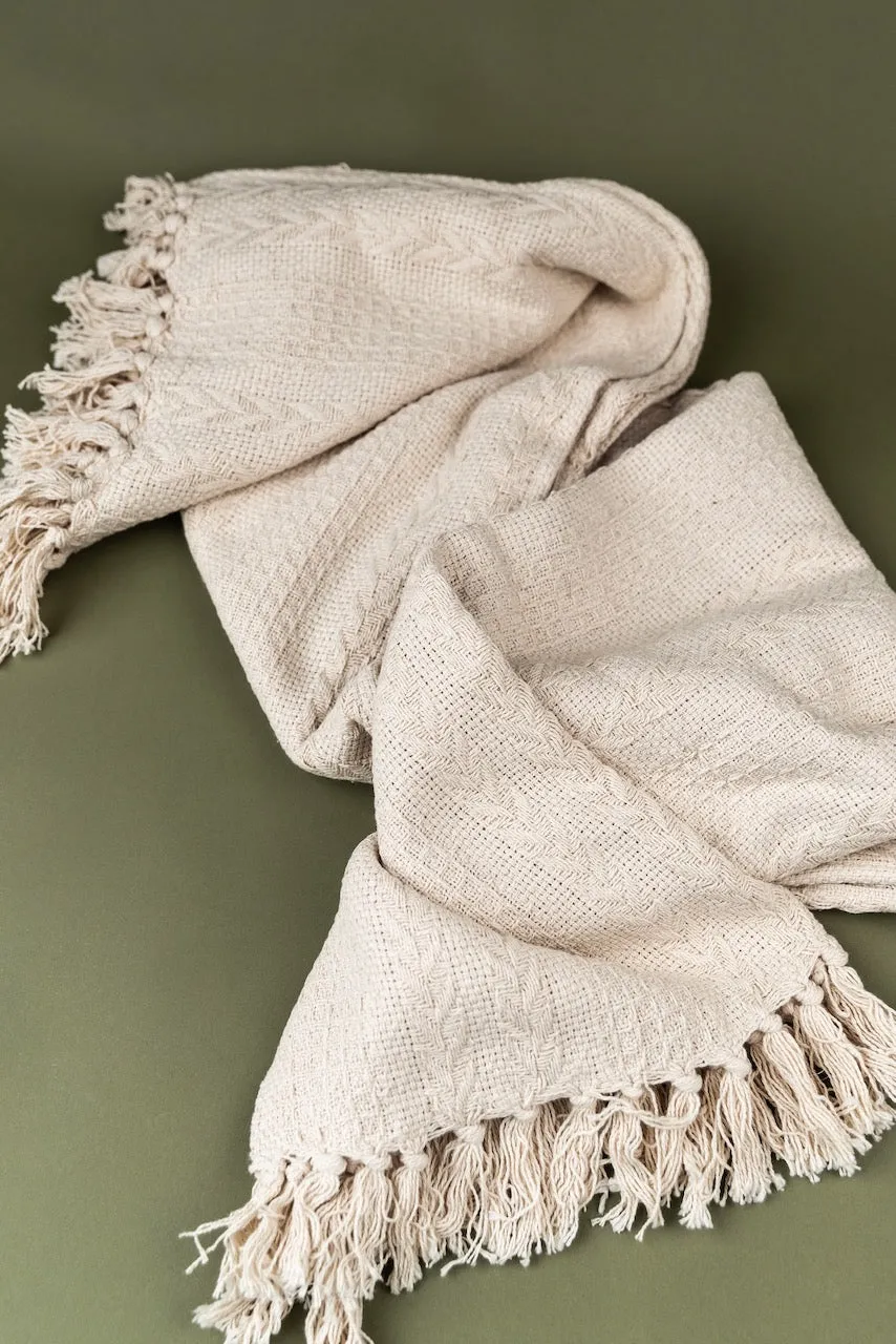 Little Moments Fringe Throw Blanket