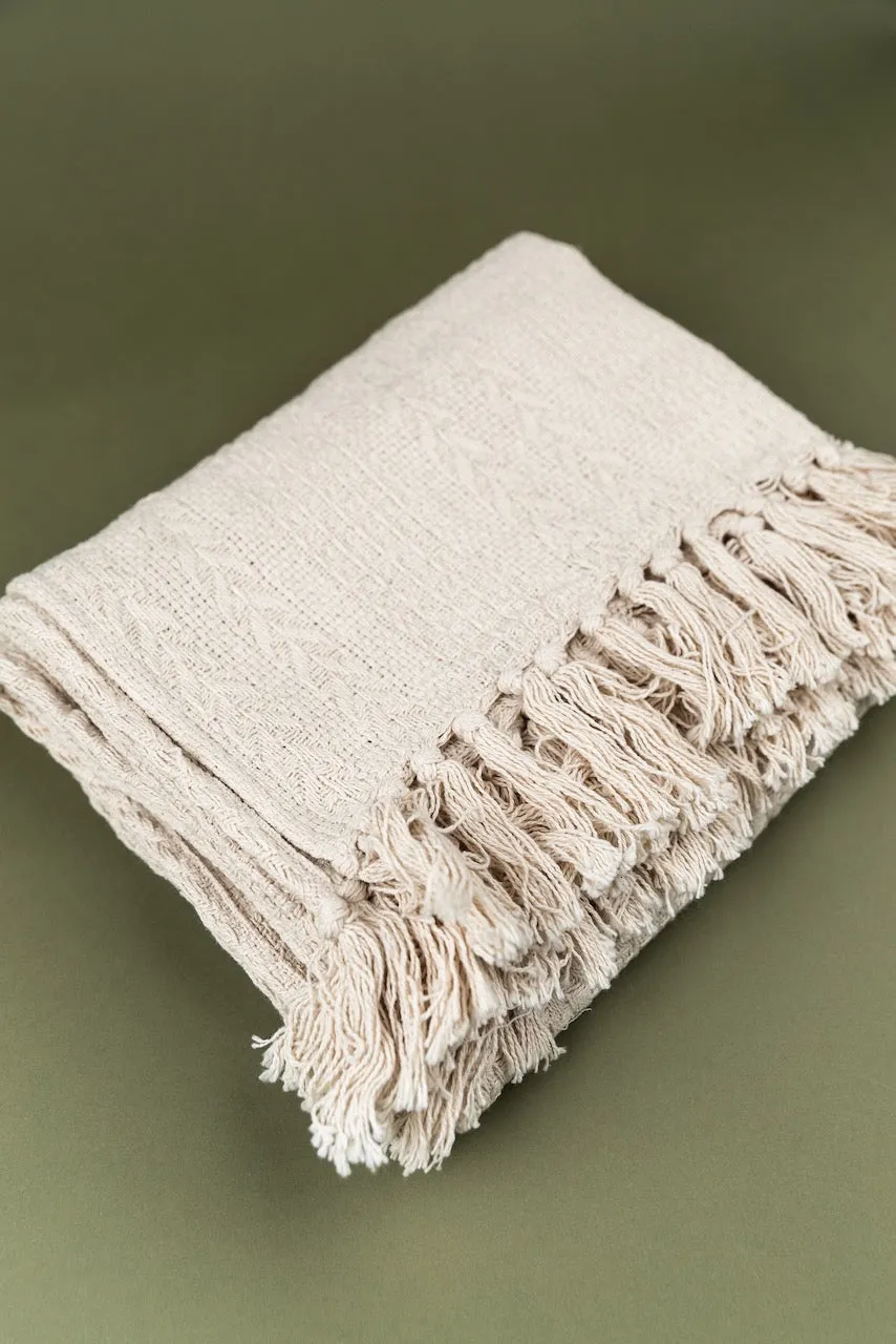 Little Moments Fringe Throw Blanket