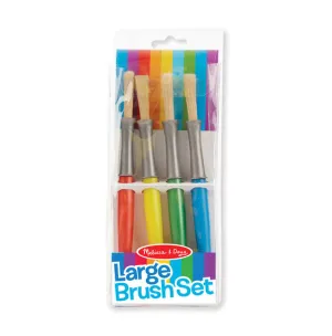 Melissa & Doug - Large Paint Brushes - 4 Brushes