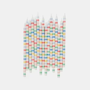 Multi Stripe Candles