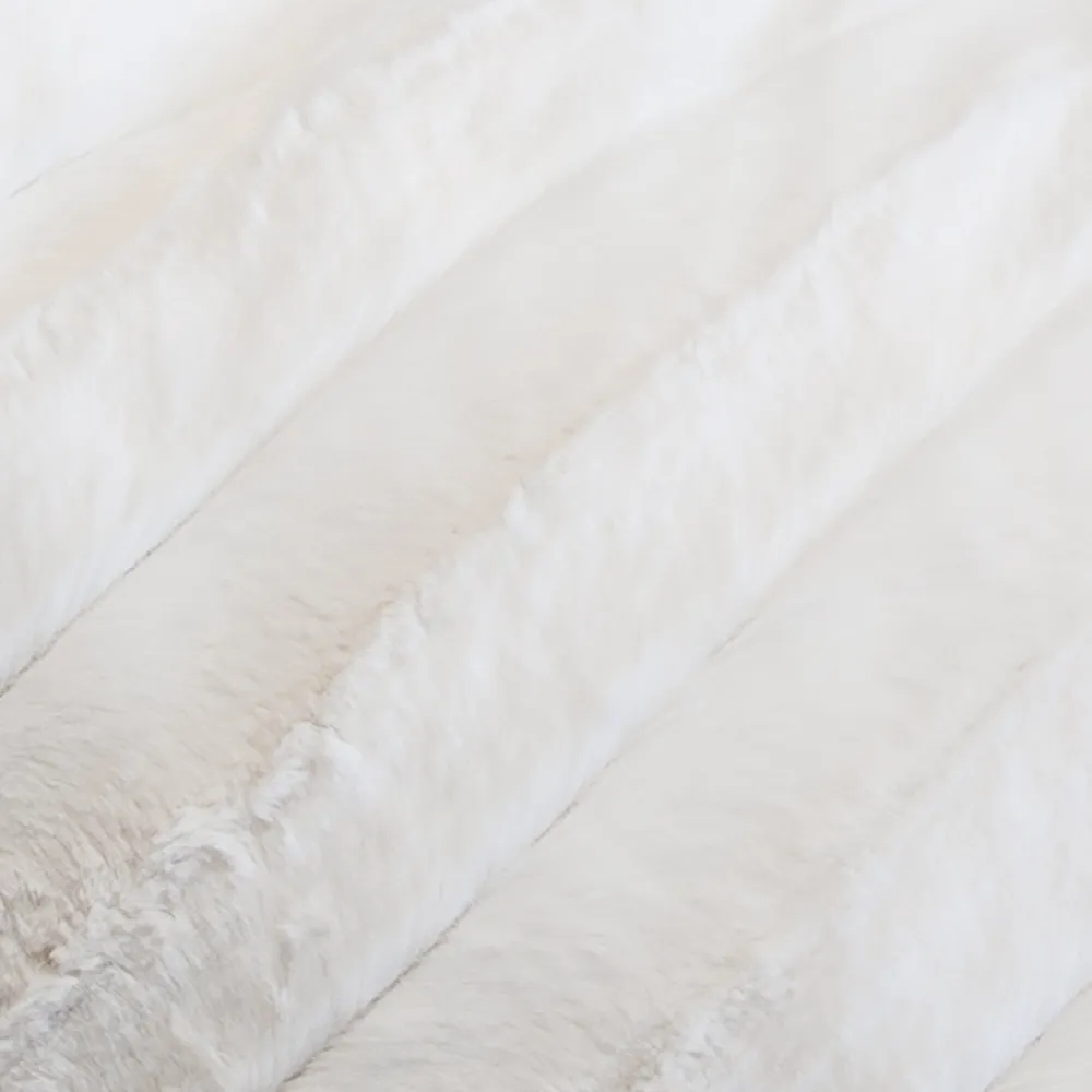 Pearl Angora Luxe Pouf Cat Bed