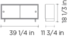 Perch Twin Bunk Console by Oeuf
