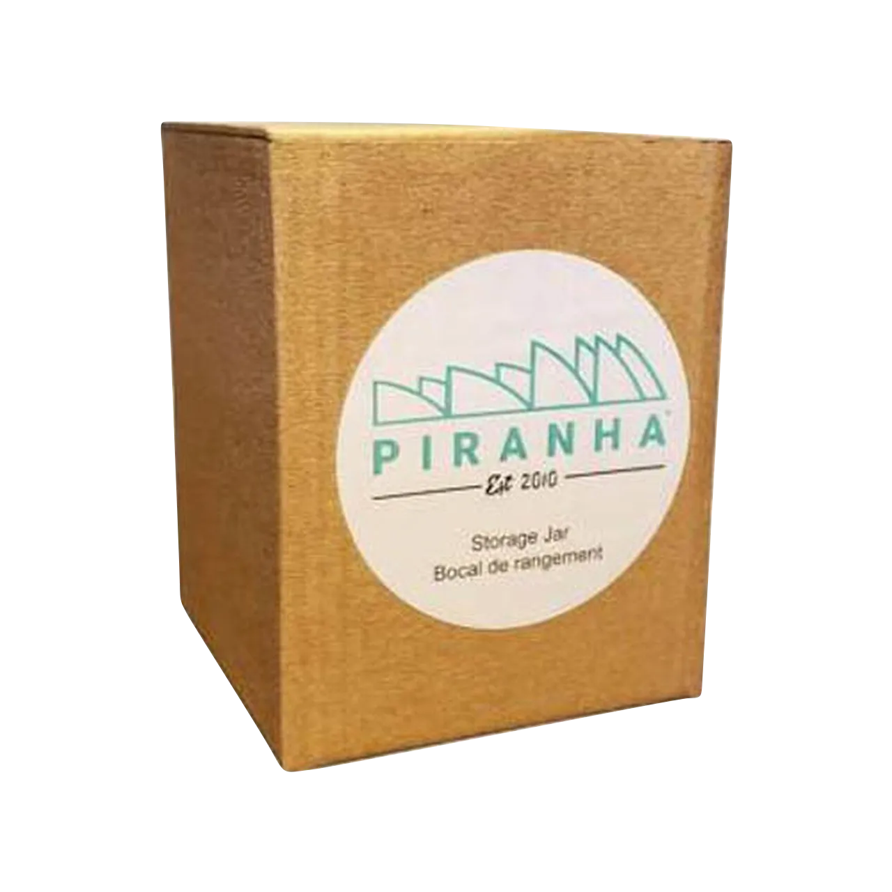 Piranha Storage Jar with Bamboo Lid