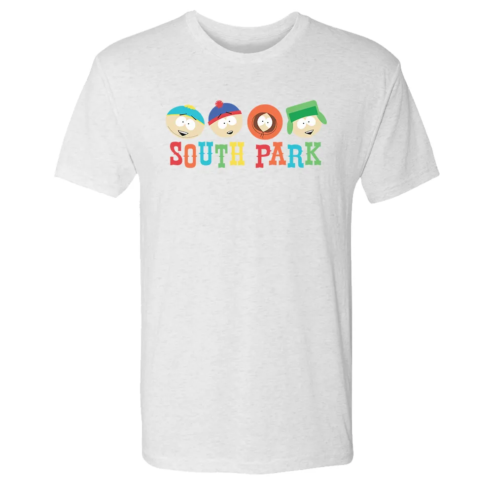 South Park Heads Men's Tri-Blend T-Shirt