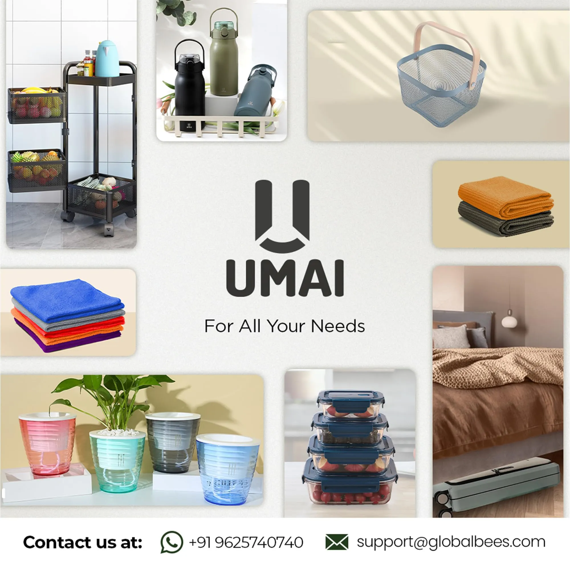 UMAI Ceramic Jar Scented Candles|Premium Scented Candle with Long-Lasting Fragrance(50 Hrs),Soy & Essential Oil Blend|Fragrance Candles for Home Decor,Christmas & New Years Gift|Lime Basil Tangerine